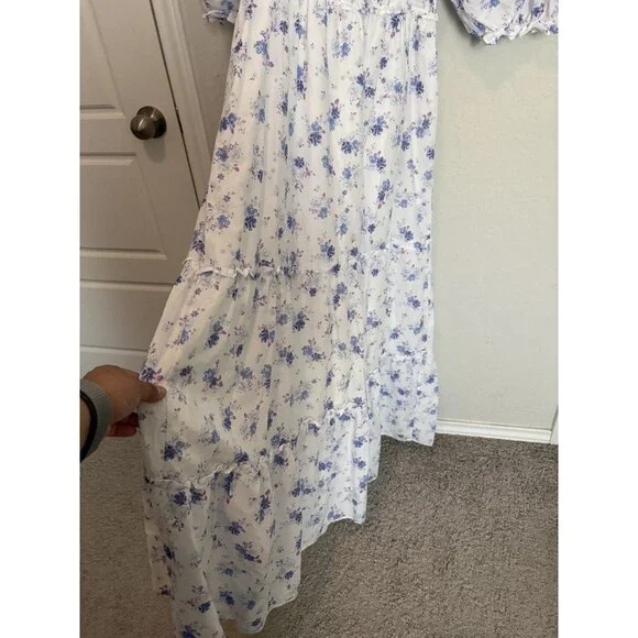 LoveShackFancy Target Floral Maxi Dress Tiered Gemma Cottagecore Peasant Size XL - Picture 4 of 13